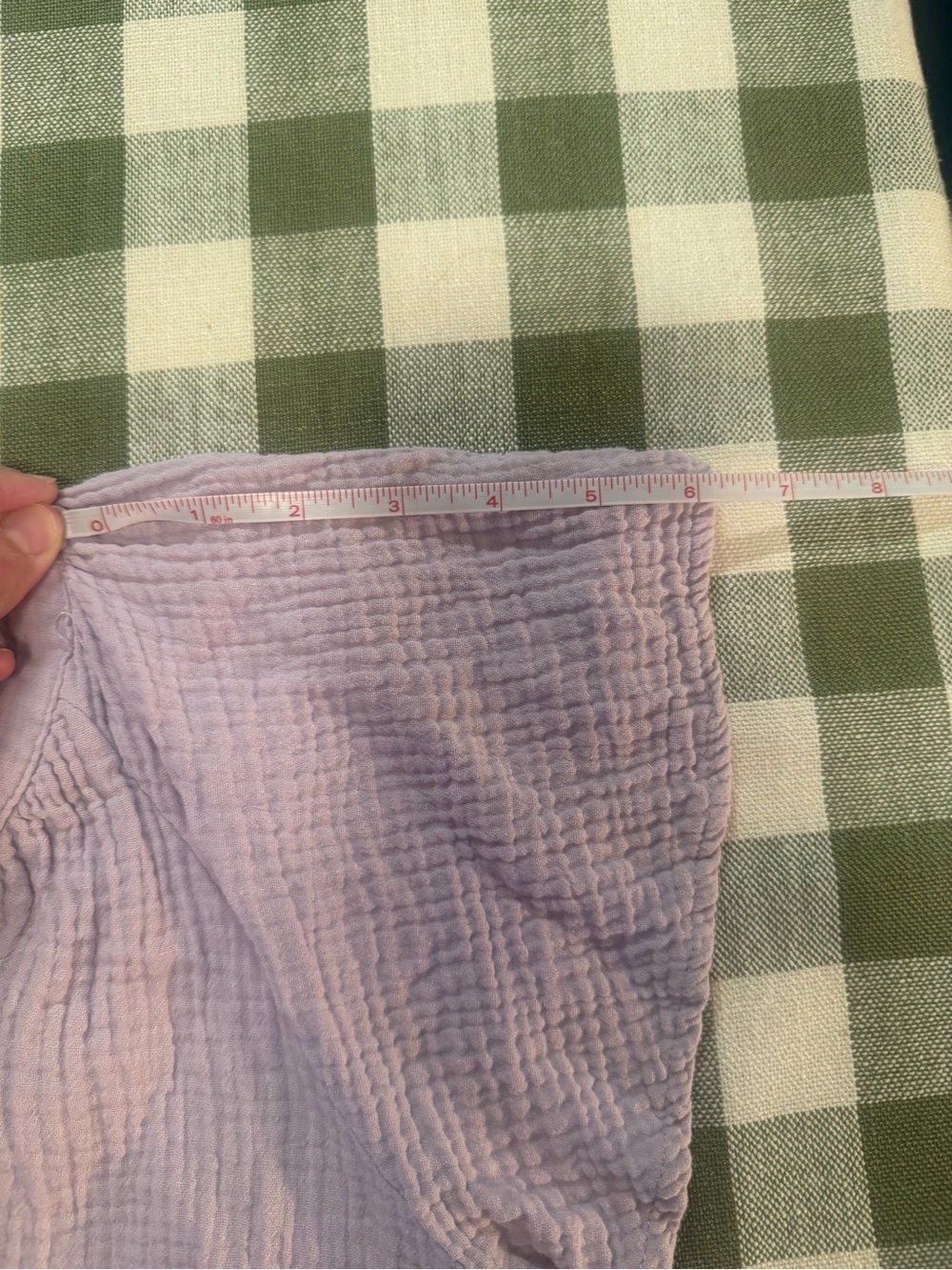 Universal Thread Lavender V-Neck Gauze Top - Picture 11 of 12